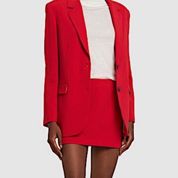 NWT Theory Miniskirt in Admiral Crepe